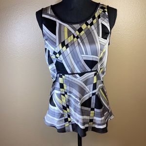 Nine West Geometric Print Suit Tank